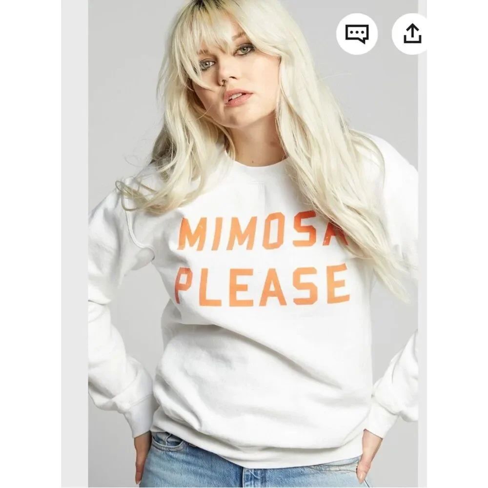Mimosa Please Recycled Karma Sweatshirt